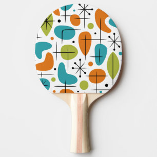 Raquette De Ping Pong Motif en forme d'étoile de style Mid Century Moder