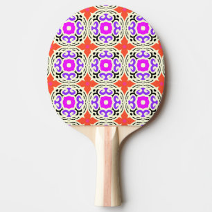Raquette De Ping Pong Motif ethnique avec motifs marocains