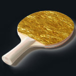 Raquette De Ping Pong Motif/feuille d'or PURS d'OR<br><div class="desc">" Conception de luxe de motif d'EDDAS Fröhlich/EDDArt | de base : l'éclaboussure d'or,  aluminium,  papiers,  miroite etc. pour des amants de richesse   votre image,  texte,  monogramme | pour d'autres conceptions et produits se sentent libres pour me contacter : contact@eddart.de "</div>