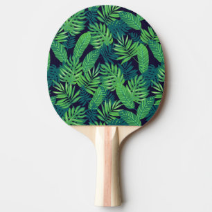 Raquette De Ping Pong Motif Feuille tropical