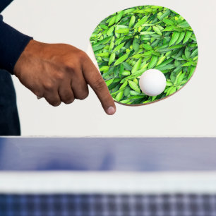 Raquette De Ping Pong Motif Feuille verdoyant - Nature Botanique