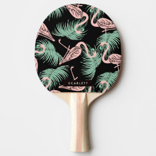 Raquette De Ping Pong Motif Flamingo