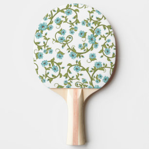 Raquette De Ping Pong Motif floral 12