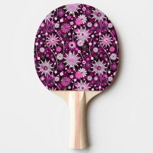 Raquette De Ping Pong Motif floral de Valentine