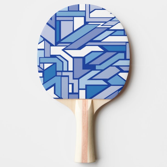 Raquette De Ping Pong Motif géométrique 2 (Devant)