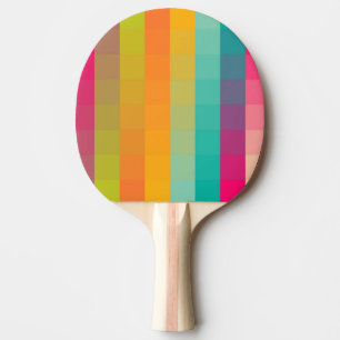 Raquette De Ping Pong Motif géométrique abstrait
