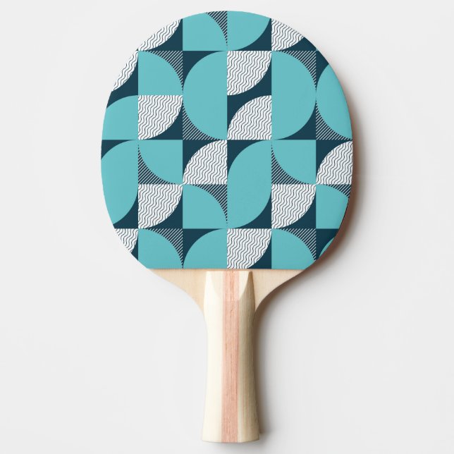 Raquette De Ping Pong Motif géométrique créatif (Devant)