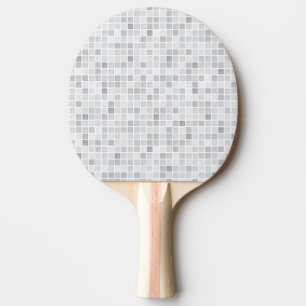 Raquette De Ping Pong Motif gris de tuiles