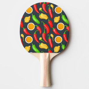 Raquette De Ping Pong Motif Hot Chili Peppers
