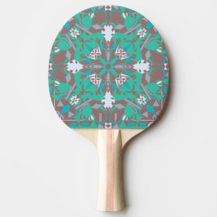 Raquette De Ping Pong Motif kaléidoscopique moderne Ping Pong Paddle
