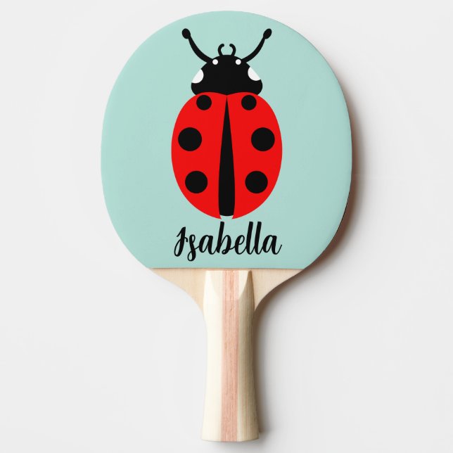 Raquette De Ping Pong Motif Ladybug (Devant)