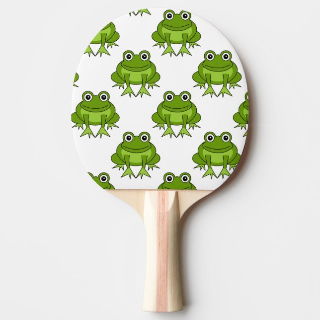 Raquette De Ping Pong Motif mignon de grenouille (Devant)