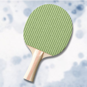 Raquette De Ping Pong Motif Minimaliste Pailleté Pistache Douce