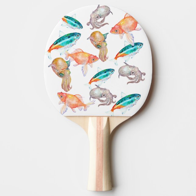 Raquette De Ping Pong Motif nautique (Devant)