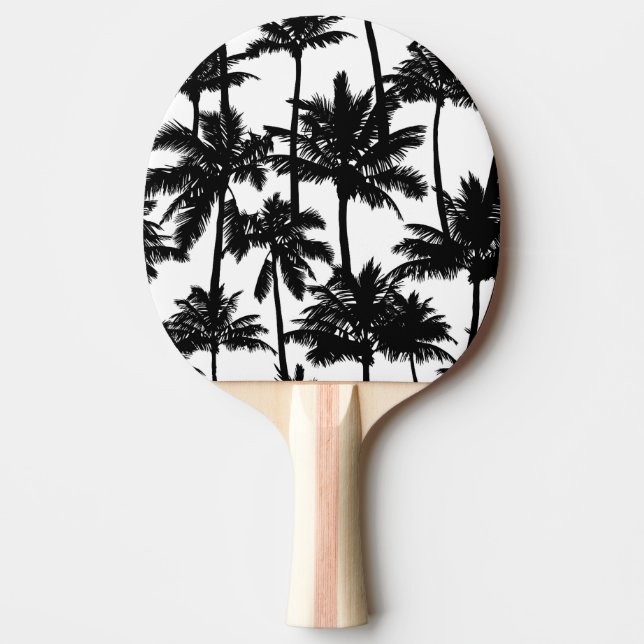 Raquette De Ping Pong Motif Palm Tree (Devant)
