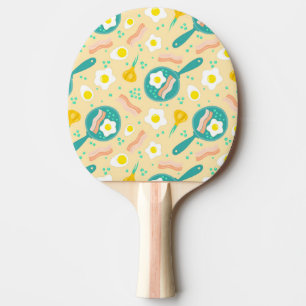 Raquette De Ping Pong Motif petit-déjeuner