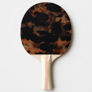 Raquette De Ping Pong Motif sans couture en écaille de tortue, écaille d