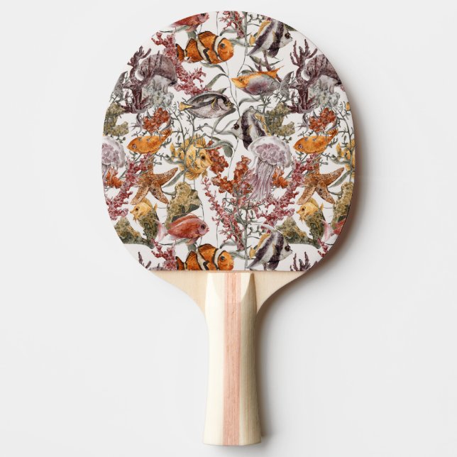 Raquette De Ping Pong Motif Sea Life 2 (Devant)