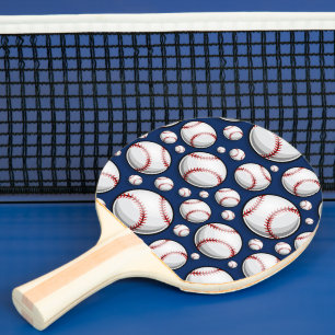 Raquette De Ping Pong Motif sportif de baseball