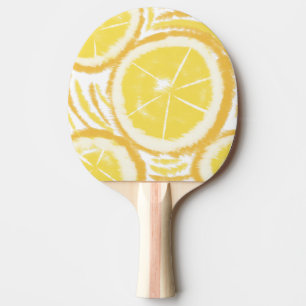 Raquette De Ping Pong Motif tourbillon citron vert citron