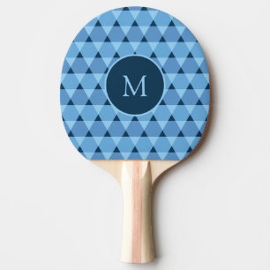 Raquette De Ping Pong Motif triangles
