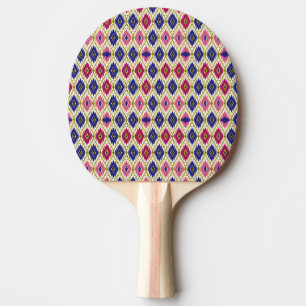 Raquette De Ping Pong Motifs géométriques : Illustration textile traditi