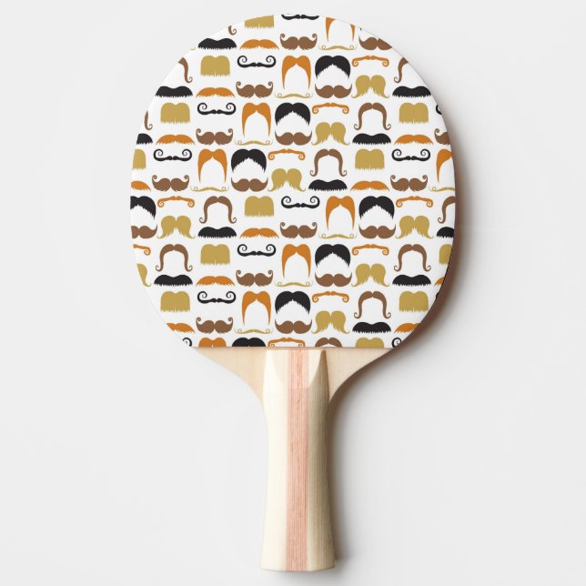 Raquette De Ping Pong Moustaches Ping Pong Paddle (Devant)