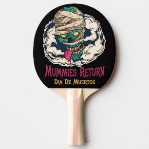 Raquette De Ping Pong Mummies Dia De Muertos - Jour des Morts