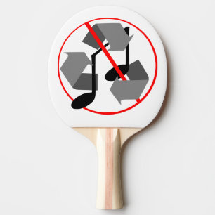 Raquette De Ping Pong Musique Recyclée surpassée