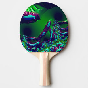 Raquette De Ping Pong ~ MUTANT ~ Fractal original ~