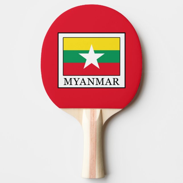 Raquette De Ping Pong Myanmar (Devant)