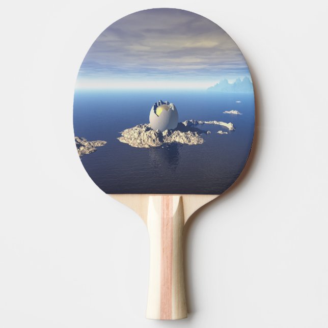 Raquette De Ping Pong Mystère de l'Oeuf géant en mer (Devant)