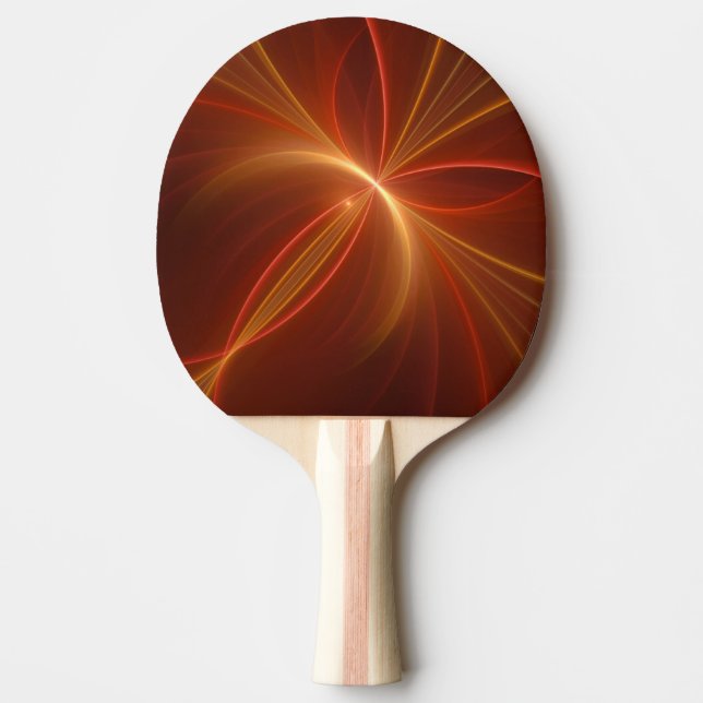 Raquette De Ping Pong Mystique Abstrait Fractal Art Moderne Couleurs cha (Devant)