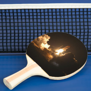 Raquette De Ping Pong Navette spatiale Terre engin spatial orbital la nu
