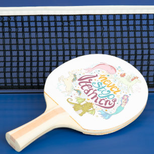 Raquette De Ping Pong Ne jamais cesser de rêver