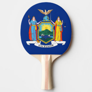 Raquette De Ping Pong New York : The Empire State, Home Big Apple Flag