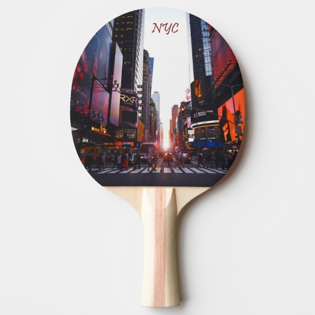 Raquette De Ping Pong New York Times Carré (Devant)