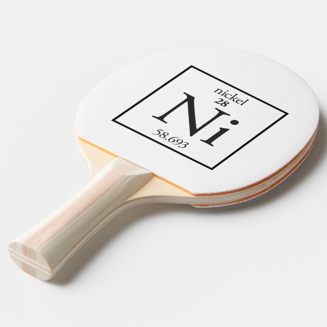 Raquette De Ping Pong Nickel (Devant Angle)