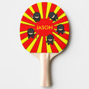 Raquette De Ping Pong Ninjas mignon