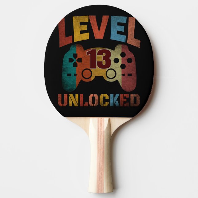 RAQUETTE DE PING PONG NIVEAU 13 DÉVERROUILLÉ (Devant)