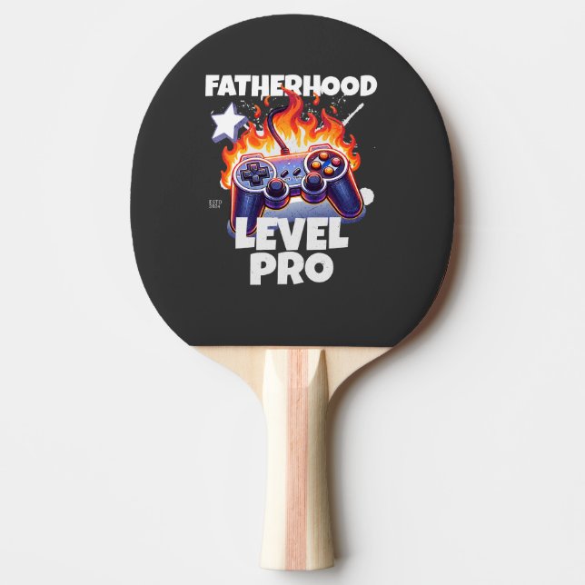 Raquette De Ping Pong Niveau de paternité pro gaming (Devant)