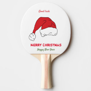 Raquette De Ping Pong Noël minimaliste et le Nouvel An heureux