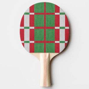 Raquette De Ping Pong Noël rayé