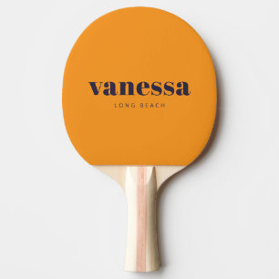 Raquette De Ping Pong Nom Classique Minimaliste Moderne Complet Océan de