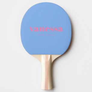 Raquette De Ping Pong Nom Classique Moderne Minimaliste Complet Rose