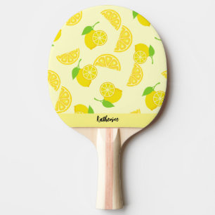 Raquette De Ping Pong Nom de la personnaliser citron sans soudure