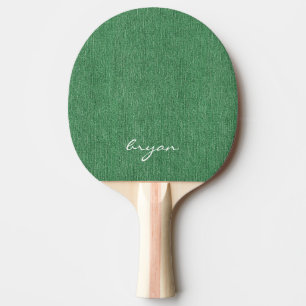 Raquette De Ping Pong Nom moderne Spring Green Denim Imprimer