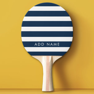 Raquette De Ping Pong Nom personnalisé de la marine moderne et du Motif