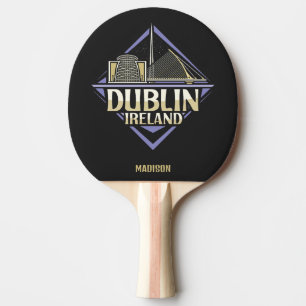 Raquette De Ping Pong Nom personnalisé Dublin Irlande