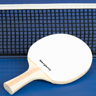 Raquette De Ping Pong Nom personnalisé Pagaie en caoutchouc noir pour jo
